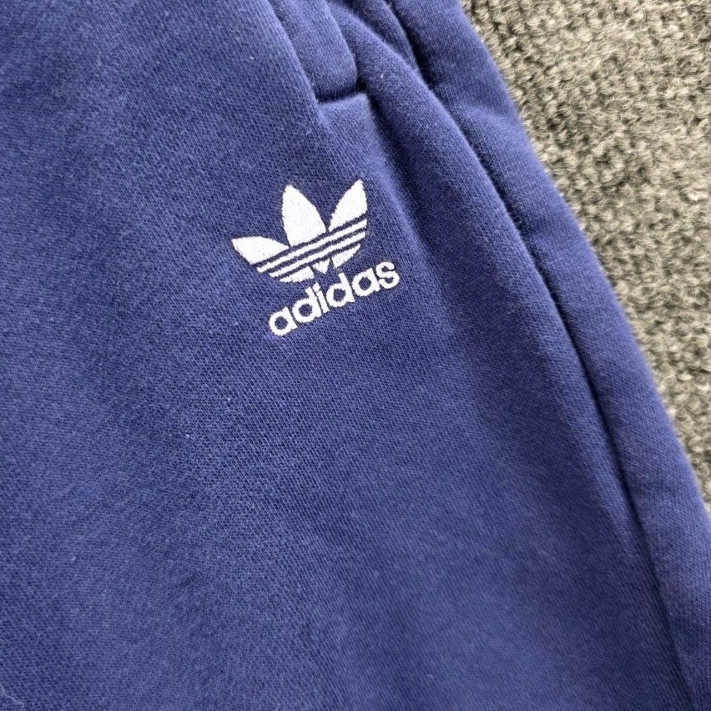 Adidas Originals Youth M 11-12Y Navy Blue Trefoil Joggers Boys Girls Sweatpants - Picture 3 of 10